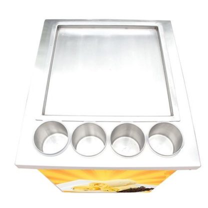 Máquina de helado frito de 1 plancha cuadrada - Imagen 3