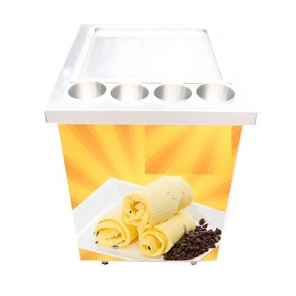 Máquina de helado frito de 1 plancha cuadrada