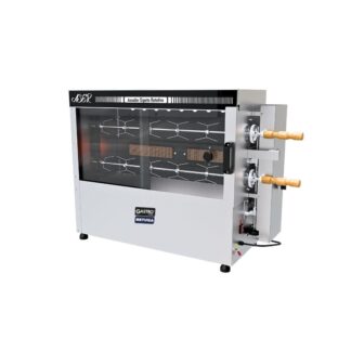 Horno de pollo rotativo a gas